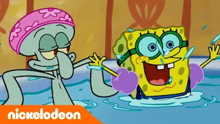 Bob Esponja | Lula Molusco e a Torre Cascuda | Nickelodeon em Português