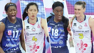 ALL "MEGA RALLY" of the match Milano - Scandicci | Lega Volley Femminile 2023/24