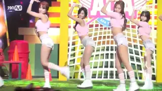 AOA Seolhyun Heart attack dance mirror