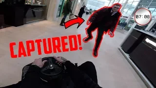 RIDING A CRAZY KART IN A MALL!