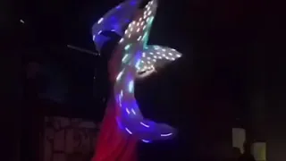 Световое восточное шоу Ясмин. Танец со световыми веерами