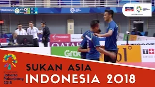 Sukan Asia 2018: Sorotan Sepak Takraw | Malaysia vs Korea Selatan | Match 2 | Astro Arena