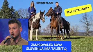 S čim se ukvarja DOMEN KLJUN - Zmagovalec Talentov?