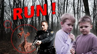 WE FOUND SIREN HEAD IN THE WOODS! THE POLICE CAME!...