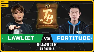 WC3 - TP League S2 M1 - LB Round 2: [NE] LawLiet vs Fortitude [HU]