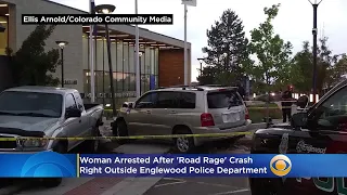 Woman Arrested After 'Road Rage' Crash Right Outside Englewood Police Department