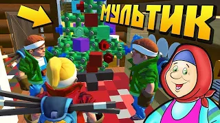 🎅 БАБКА ВСТРЕЧАЕТ НОВЫЙ ГОД на НОВОЙ ПЛАНЕТЕ 🎄 МУЛЬТИК в Scrap Mechanic 🔨 СКРАП МЕХАНИК 🔔