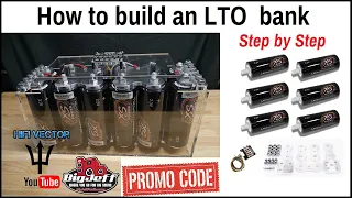 How to build car audio Yinlong LTO lithium battery bank heltec balancer & LAF audio case