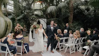 The perfect vows and the perfect wedding day | Franklin Park Conservatory | Columbus Wedding