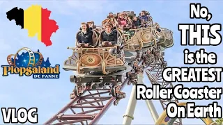 My *NEW* Favorite Roller Coaster Ever?! Plopsaland De Panne - De Panne, Belgium | VLOG [7/14/22]