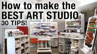 How to make the BEST ART STUDIO +30 tips!