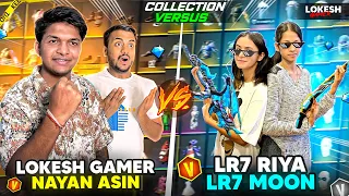 My Girlfriend & Sister Challenge Me For Collection Versus 😨 Winner Gets 1Lakhs Diamonds Free Fire