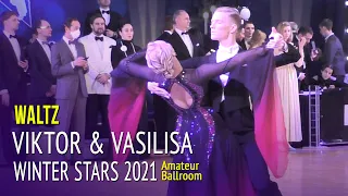 Waltz = Winter Star 2021 Amateur Ballroom = Viktor Deev & Vasilisa Rudakova