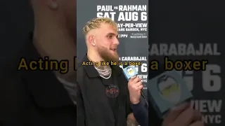 Jake Paul Sends Scary Message To Conor McGregor 😅🤣#shorts