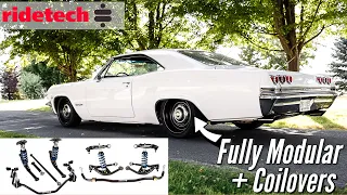 1965 Impala gets a full Ridetech Modular Suspension Upgrade