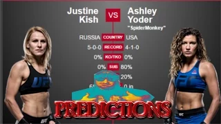 UFC Albany: Justine Kish vs Ashley Yoder (Predictions) UFC Fight Night 102