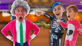 Scary Teacher 3D In Real Life! Grrrumball Prank Attack (FUNhouse Family)