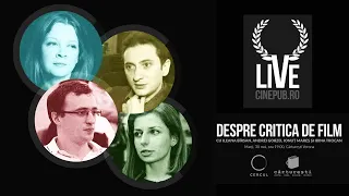 🔴 Ileana Bîrsan, Andrei Gorzo, Irina Trocan și Ionuţ M. - Critica de film | Cinepub Live & CERCUL