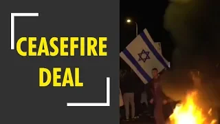 Palestinians celebrate ceasefire deal