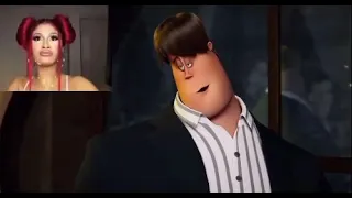 Invisible Man Face Reveal (Hotel Transylvania 4) - Cardi B Reacts