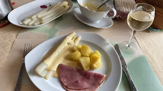 Спаржа. Открытие сезона. Spargel. Saisoneröffnung