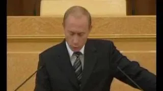 В.Путин.Послание ФС РФ.26.05.04.Part 1