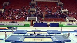 KUNDIUS Irina (RUS) - 2018 Trampoline Worlds, St. Petersburg (RUS) - Qualification Trampoline R2