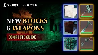 Enshrouded | 5 New Blocks & 8 Unique Weapons from the Hollow Halls Update