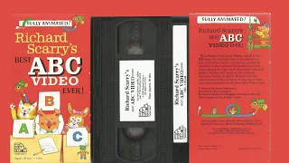 RARE!! Opening To Richard Scarry's Best ABC Video Ever! 1989 VHS (1991 Promo Reprint) 1080p60