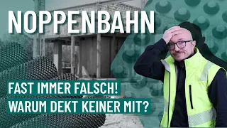 Bahn rein, Hirn aus! Noppenbahn: Experte erklärt, wie’s richtig geht!