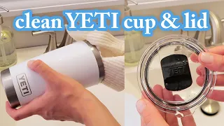 How to Clean YETI Cup & Lid (Removing Coffee Stains)