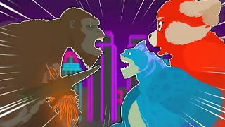 Kong vs Tentacular & Red Ming (Turning Red)