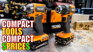 2 Tools 2 Batteries $199! RIDGID 18V SubCompact Combo Review [R97801]