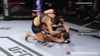 EA Sports UFC 2 Girl Knockout Compilation