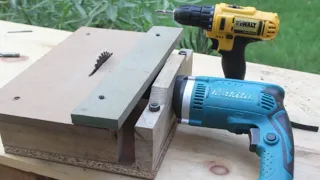 How to make powerful a Drill convert Table Saw using Driil  machine