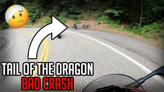 My best friend crashed his bike on the Tail of the Dragon :(