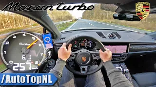 2020 Porsche MACAN TURBO | AUTOBAHN POV (NO SPEED LIMIT) by AutoTopNL