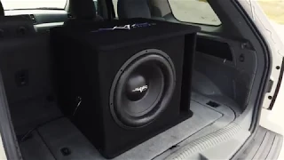 Skar Audio 1,200 Watt SDR-1X15D2 Single 15-inch Loaded Subwoofer Enclosure Demo!!