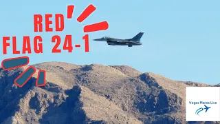 Red Flag 1 Nellis AFB January 26, 2024 Fighter Jet Frenzy! Compilation