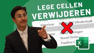 Lege rijen en kolommen in één keer verwijderen in Excel - Duidelijk uitgelegd!