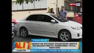 BT: Nakaw na kotseng sinubukang ibenta ng bagsak-presyo, narekober; 3, arestado