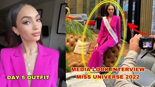 Rbonney Gabriel Miss Universe 2022 Day 5 media week interview