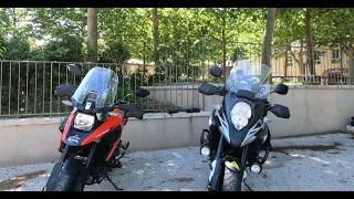 Comparo Suzuki V-strom 1000 xt 2019 vs V-strom 1050 xt 2020 // Une belle évolution!