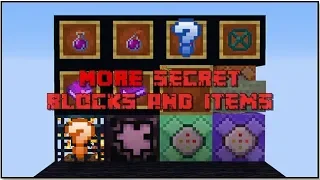 [EN] Minecraft - More Secret Blocks & Items