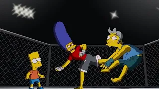 Simpsons ! 심슨 격투기를 싫어하는 마지