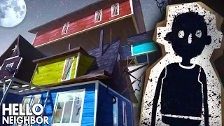 The HORRORS in the HOUSE HI NEIGHBOR! The secrets of a neighbor in a cartoon game, Hello Neighbor