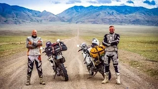 Motorcycle enduro adventure Mongolia. Yamaha XT660Z Tenere