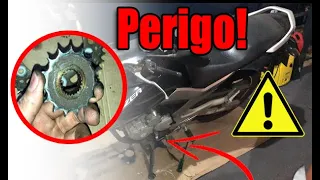 Hora de o troca o kit de relação (fazer 250) Ja passou da hora !!