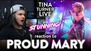 Tina Turner Reaction Proud Mary LIVE Wembley (STUNNER!) | Dereck Reacts