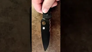 Unboxing new edc. Spyderco Resilience Lightweight